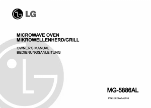 Manual LG MG-5886AL Microwave