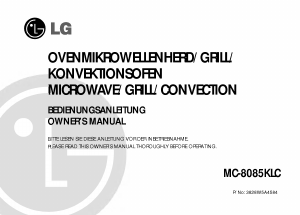 Manual LG MC-8085KLC Microwave