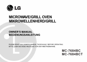 Manual LG MC-7684BCT Microwave