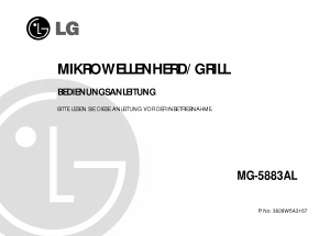 Bedienungsanleitung LG MG-5883AL Mikrowelle
