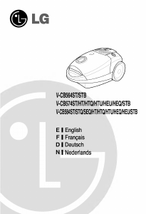 Bedienungsanleitung LG V-CB574STB Staubsauger