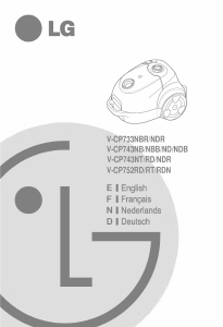 Handleiding LG V-CP743NDB Stofzuiger