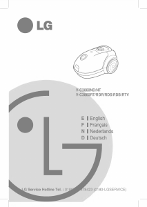 Bedienungsanleitung LG V-C3860RDV Staubsauger