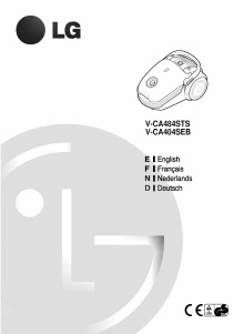 Manual LG V-CA484STS Vacuum Cleaner