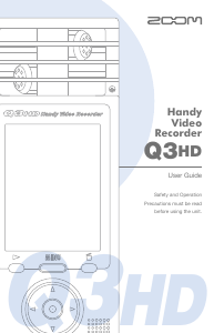 Handleiding Zoom Q3HD Audiorecorder