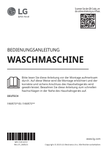 Bedienungsanleitung LG F4WR7091 Waschmaschine