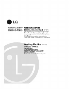 Manual LG WD-1460FDF Washing Machine