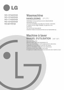 Handleiding LG WD-1274FBN Wasmachine