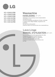 Handleiding LG WD-14381FBB Wasmachine