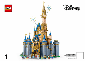 Käyttöohje Lego set 43222 Disney Disney-linna