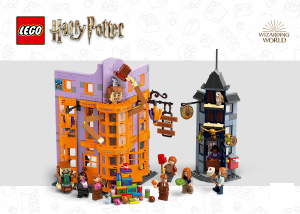 Brugsanvisning Lego set 76422 Harry Potter Diagonalstræde: Brødrene Weasleys Troldmandstricks