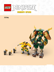 Manual de uso Lego set 71794 Ninjago Mecas del Equipo Ninja de Lloyd y Arin