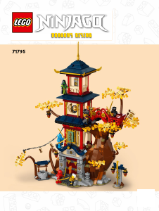 Bruksanvisning Lego set 71795 Ninjago Draktemplets energikärnor