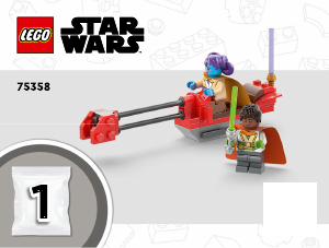 Käyttöohje Lego set 75358 Star Wars Tenoon jeditemppeli