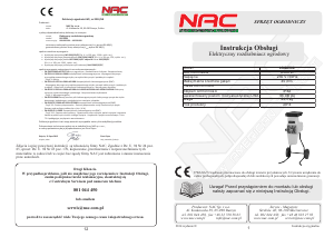 Instrukcja NAC LSG2506 Rozdrabniacz