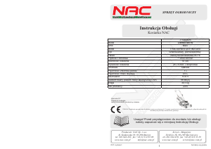 Instrukcja NAC LP0015-475WB Kosiarka