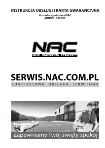 Instrukcja NAC LS2002 Kosiarka