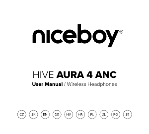 Használati útmutató Niceboy HIVE Aura 4 ANC Fejhallgató