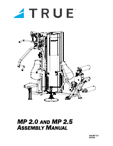 Handleiding True MP 2.5 Fitnessapparaat