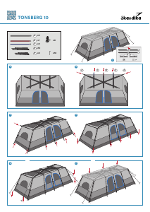 Handleiding Skandika Tonsberg 10 Tent