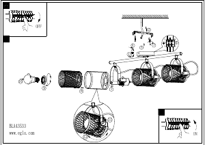 Manuale Eglo 43533 Lampada