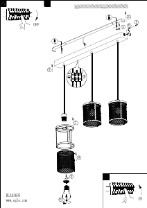 Manual Eglo 43605 Lampă