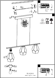 Kasutusjuhend Eglo 43644 Lamp