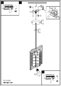 Instrukcja Eglo 43662 Lampa