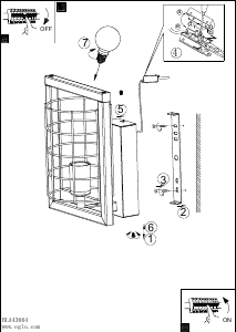 Manuale Eglo 43664 Lampada