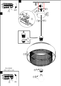 Manual Eglo 43668 Lampă