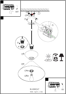 Mode d’emploi Eglo 900347 Lampe