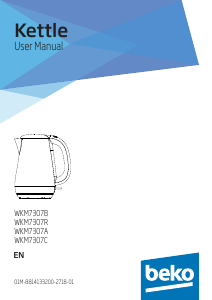 Manual BEKO WKM7307B Kettle