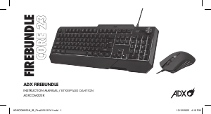 Manual ADX ADXCOM223K Keyboard