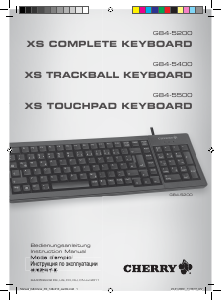 Manual Cherry G84-5400 Keyboard