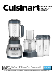 Manual de uso Cuisinart BFP-650P1 Batidora