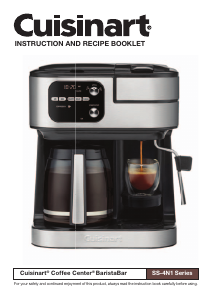 Manual de uso Cuisinart SS-4N1 Máquina de café