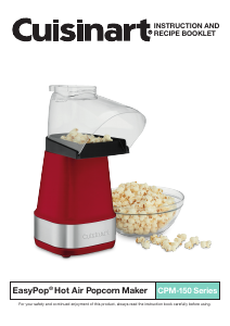 Manual Cuisinart CPM-150 Popcorn Machine