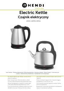 Manual Hendi 209981 Kettle