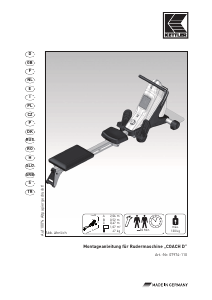 Manual Kettler Coach D Rowing Machine