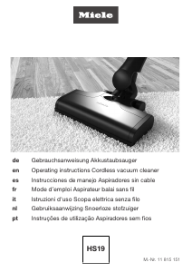 Manual Miele Triflex HX2 Pro Vacuum Cleaner