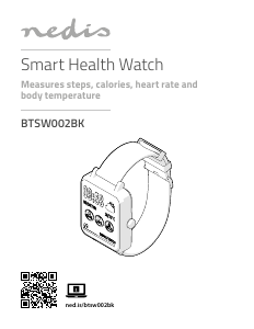 Bruksanvisning Nedis BTSW002BK Aktivitetsspårare