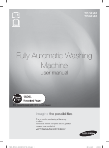 Manual Samsung WA70F5S2UWWH Washing Machine