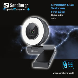 Manual Sandberg 134-39 Webcam