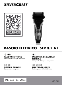 Manual SilverCrest IAN 355164 Máquina barbear