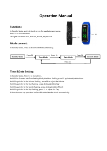 Manual Skmei 1265 Activity Tracker