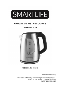 Manual de uso Smartlife SL-CE1722 Hervidor