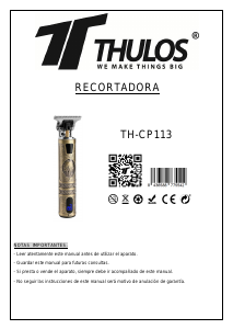 Manual de uso Thulos TH-CP113 Barbero