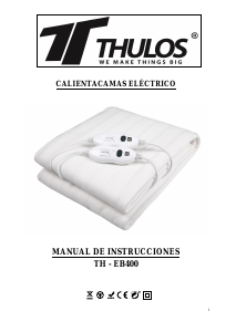 Manual de uso Thulos TH-EB400 Manta eléctrica