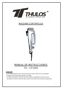 Manual Thulos TH-CP1353 Hair Clipper