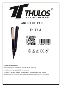 Manual Thulos TH-BY16 Hair Straightener